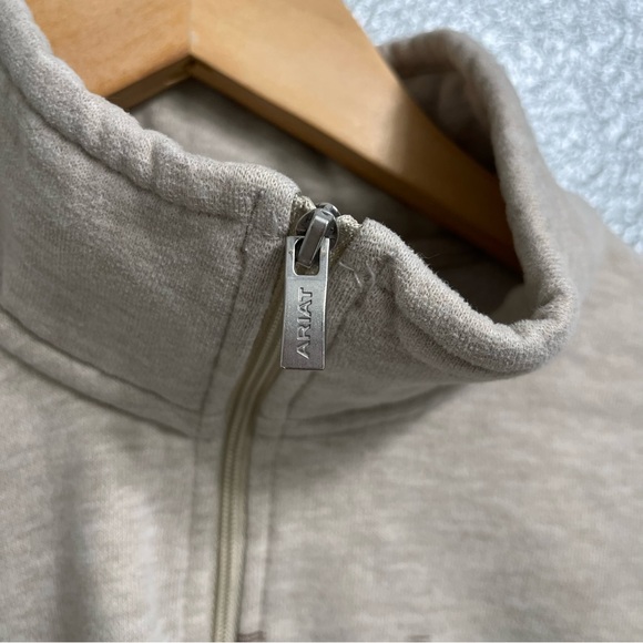 Ariat Women’s Scenic 1/2 Zip Sweatshirt Large Granola Girl - Picture 5 of 6